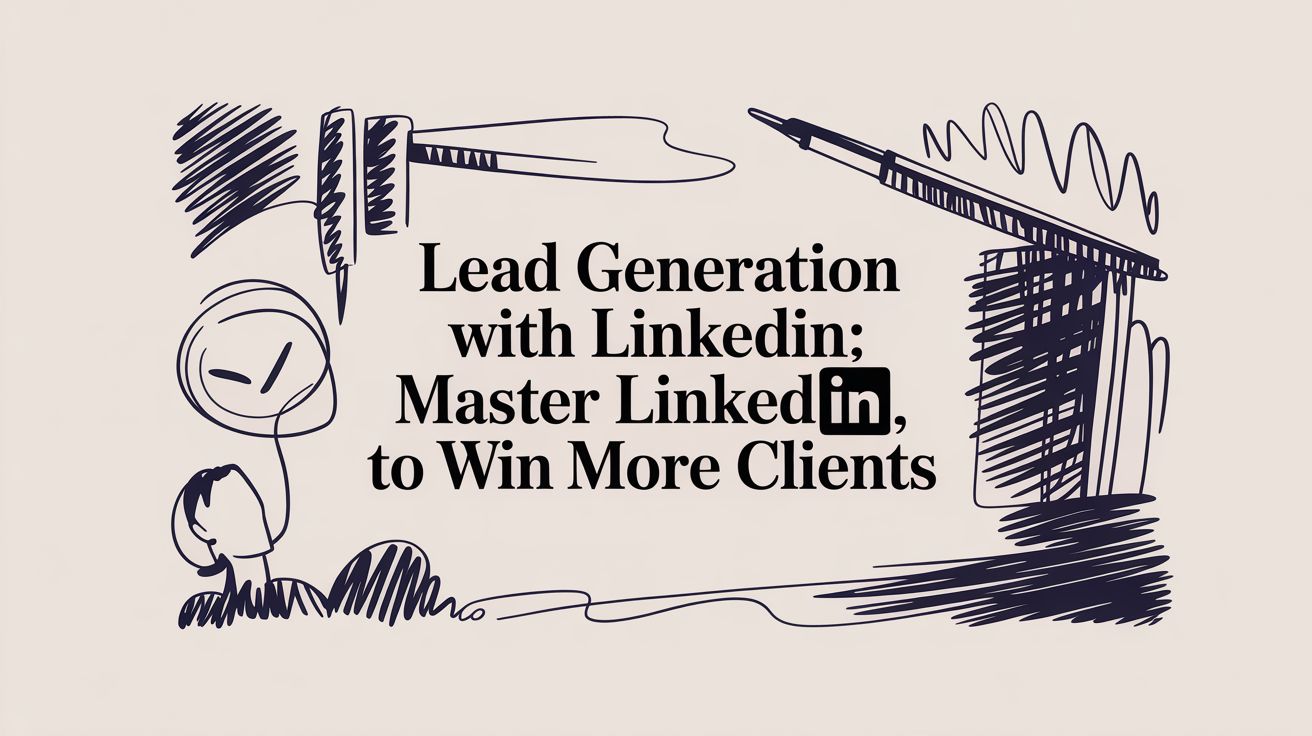 Lead generation with linkedin: Master LinkedIn to win more clients