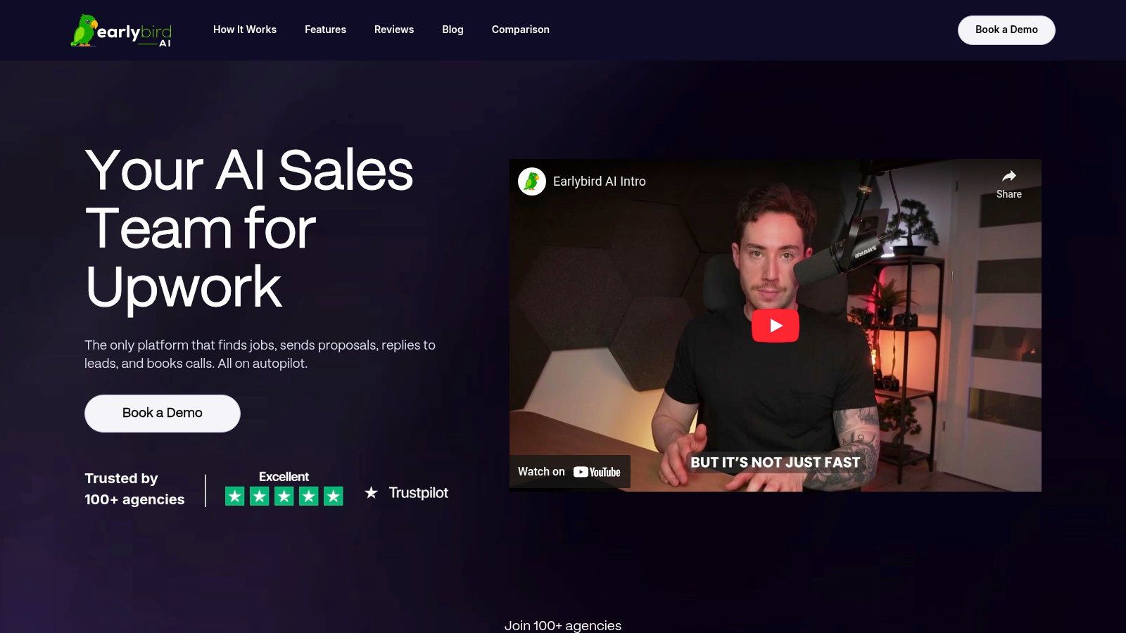 An AI sales agent managing proposals and conversations, demonstrating a key feature for the best CRM for agencies