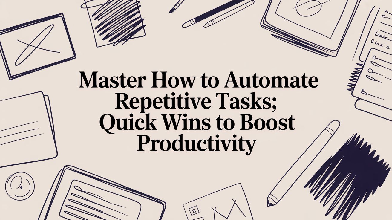 Master how to automate repetitive tasks: Quick wins to boost productivity