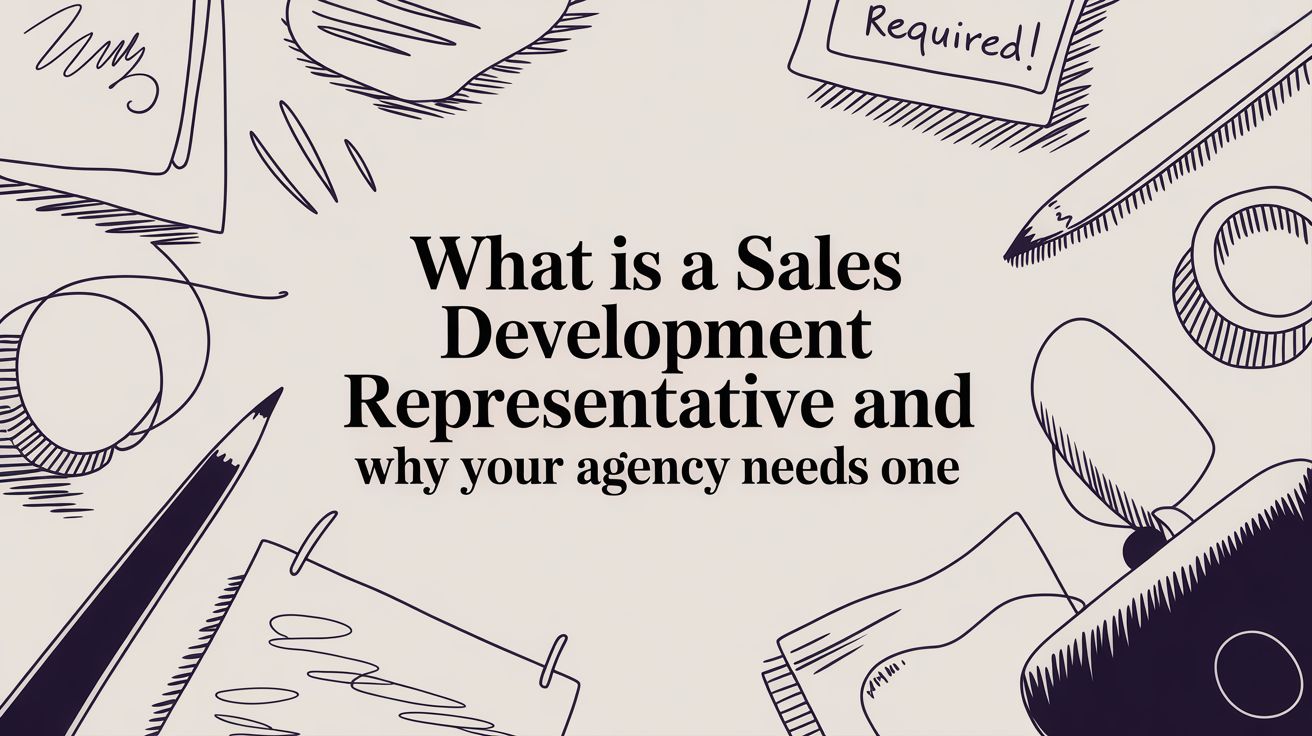What Is a Sales Development Representative and Why Your Agency Needs One