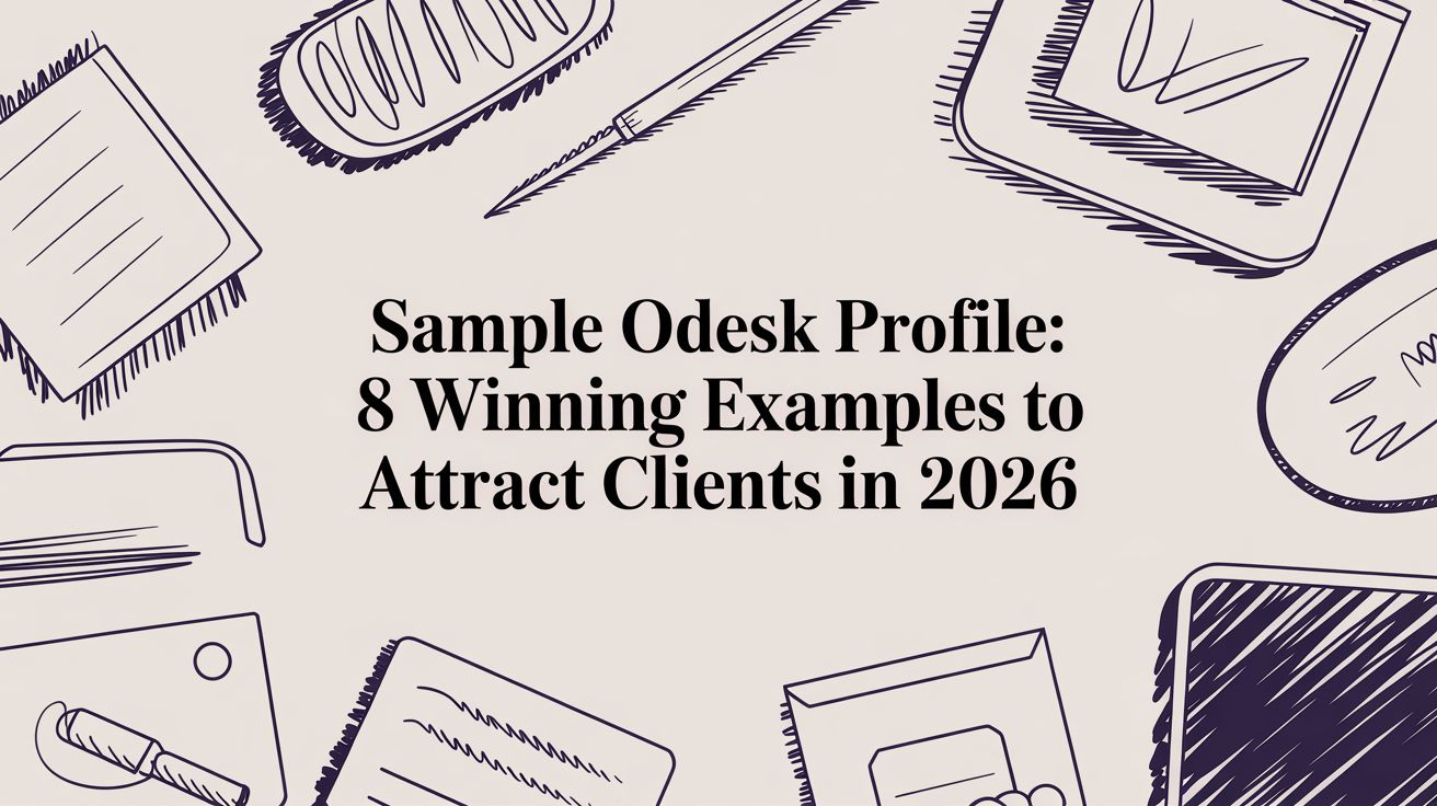 Sample odesk profile: 8 Winning Examples to Attract Clients in 2026
