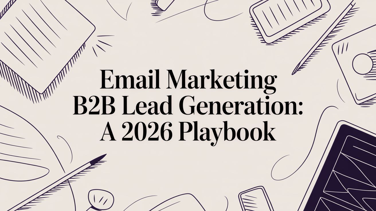 Email Marketing B2B Lead Generation: A 2026 Playbook