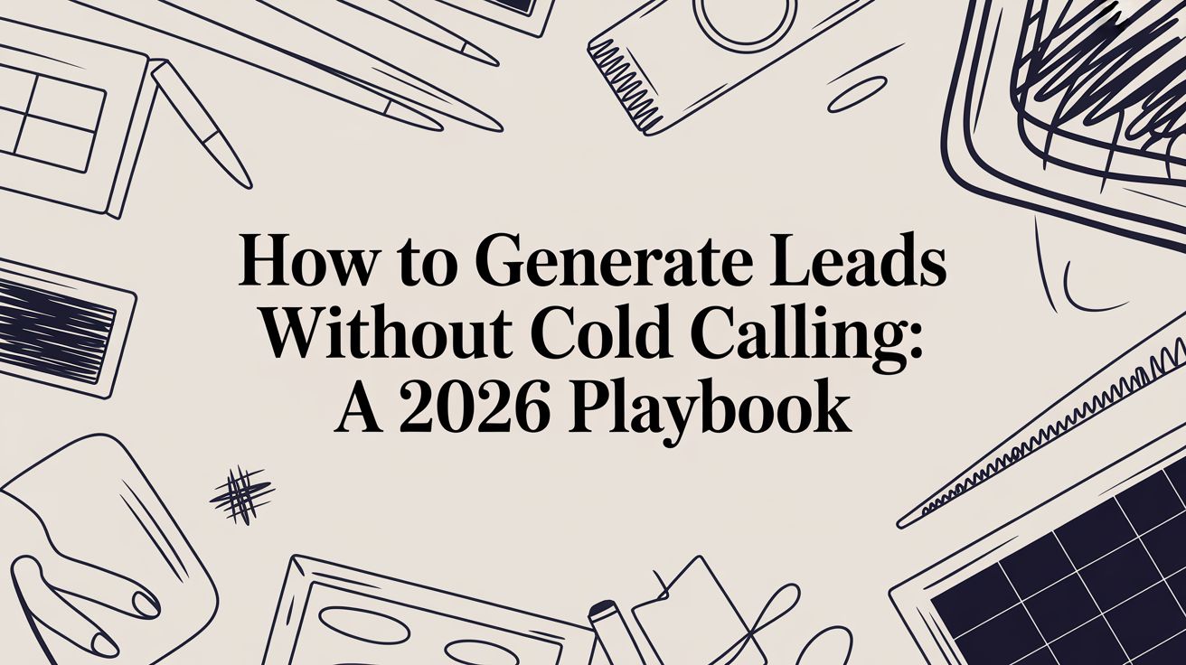 How to Generate Leads Without Cold Calling: A 2026 Playbook