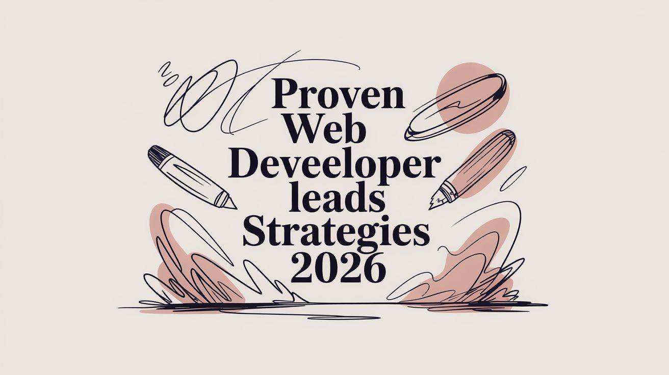 Proven Web Developer Leads Strategies 2026