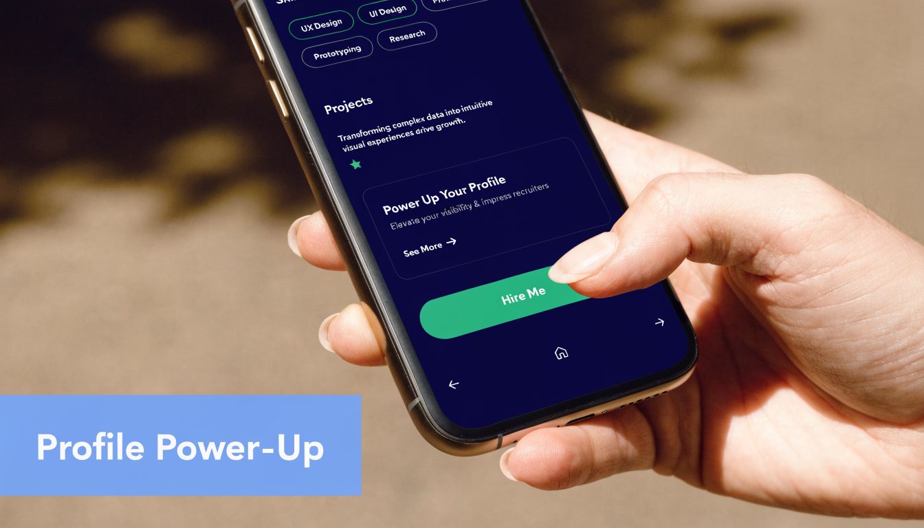 Screenshot from mockup of an ideal Upwork profile title and summary section