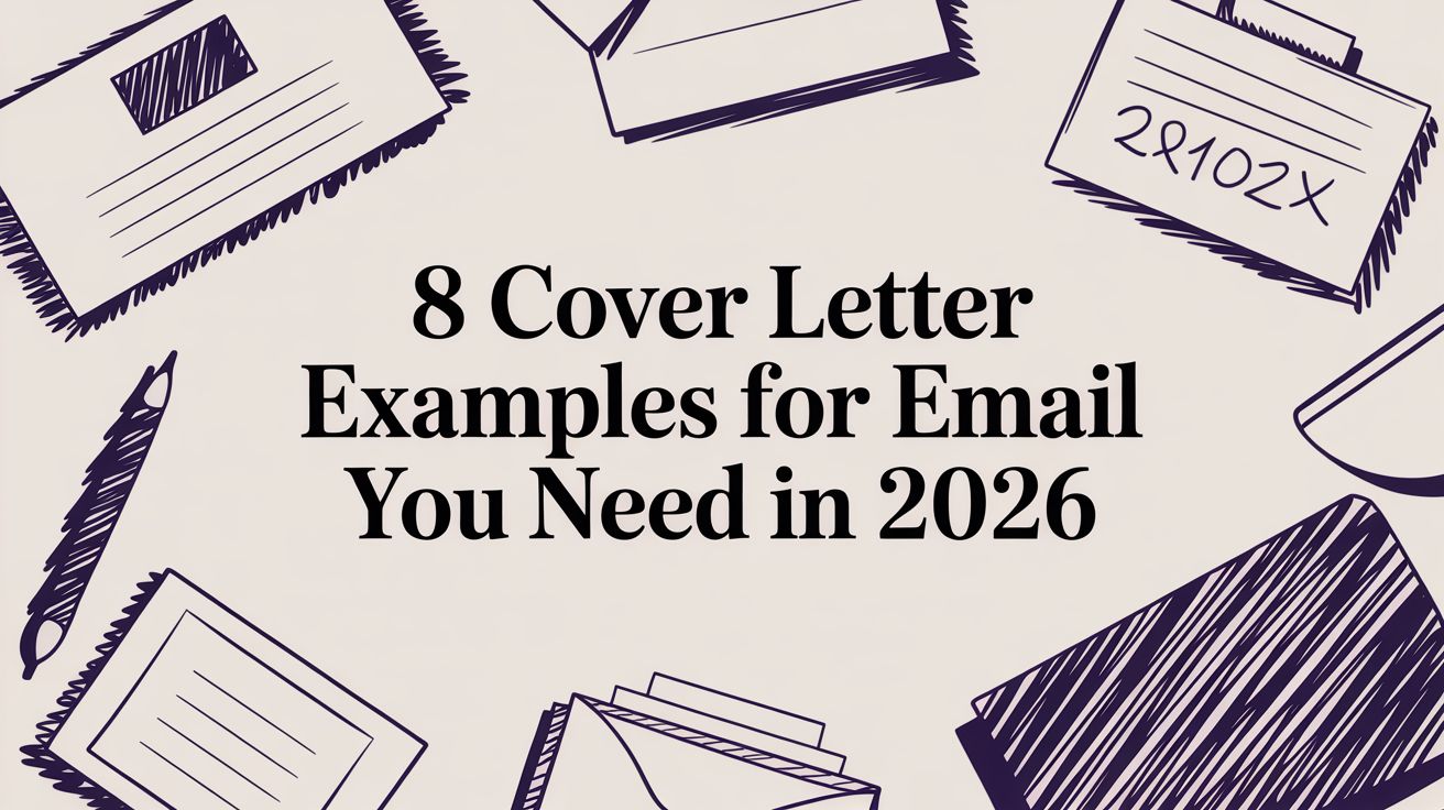 8 Cover Letter Examples for Email You Need in 2026