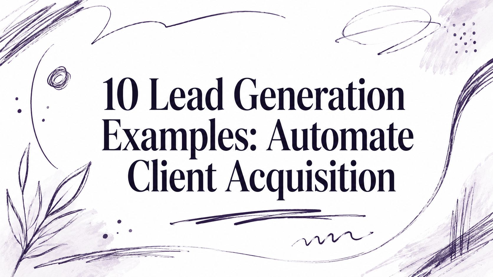 10 Lead Generation Examples: Automate Client Acquisition