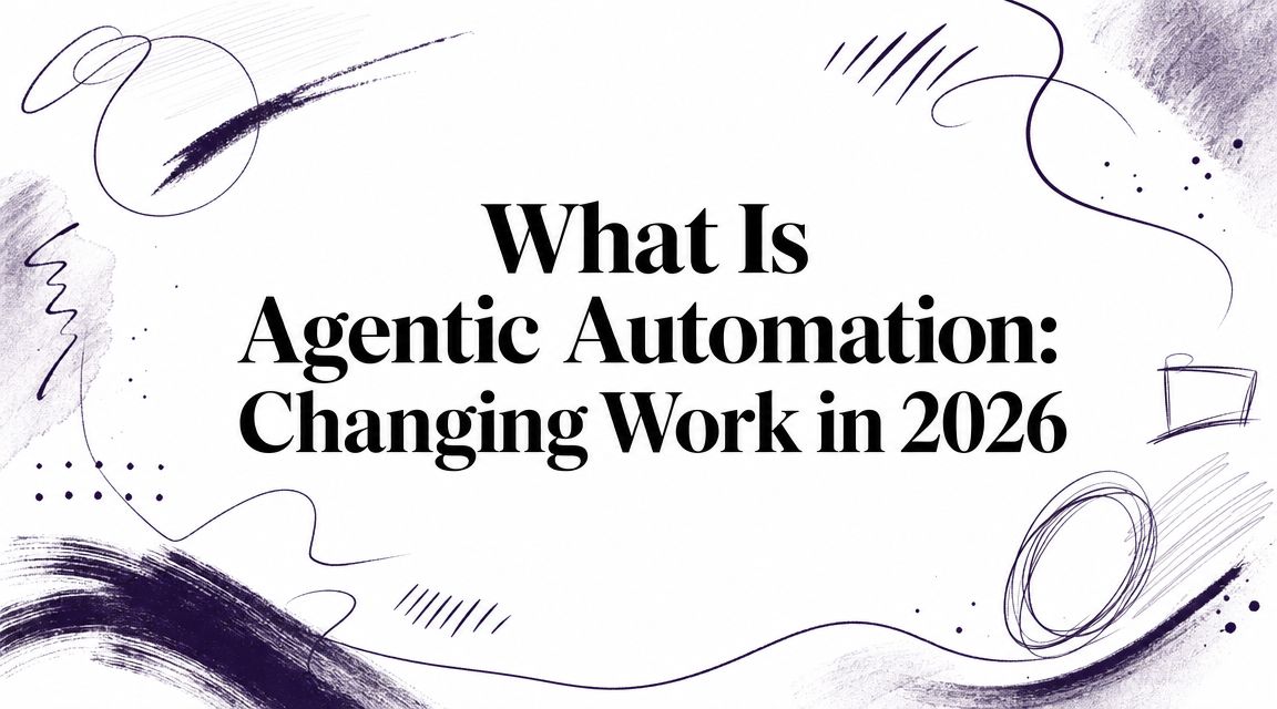 What Is Agentic Automation: Changing Work in 2026