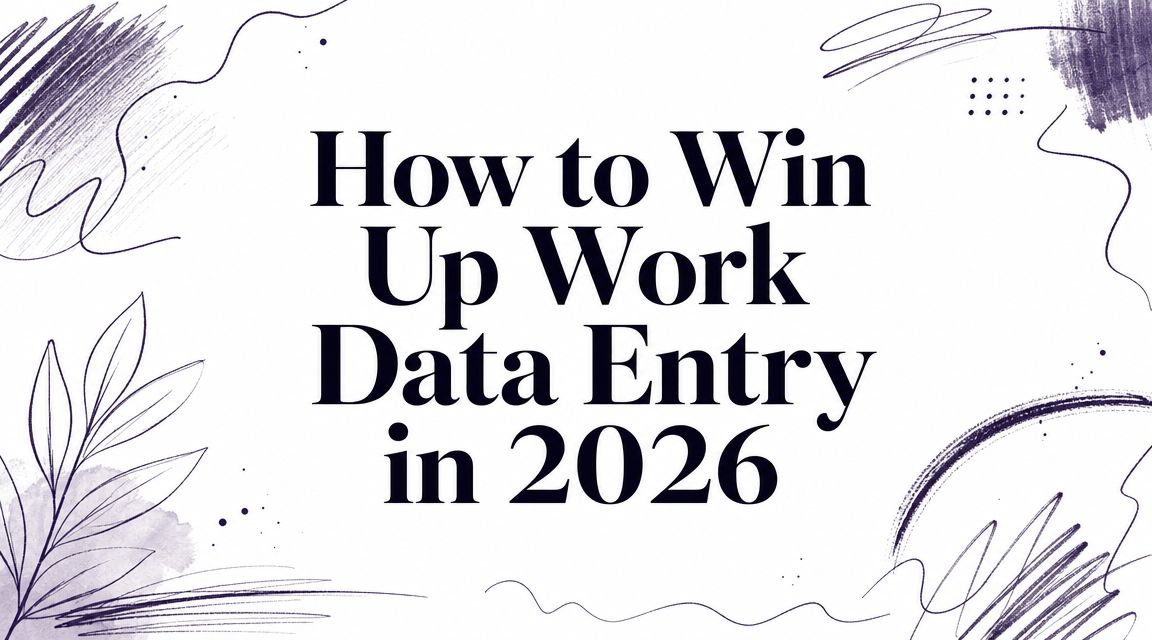 How to Win Up Work Data Entry in 2026