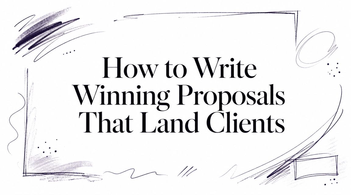 How to Write Winning Proposals That Land Clients