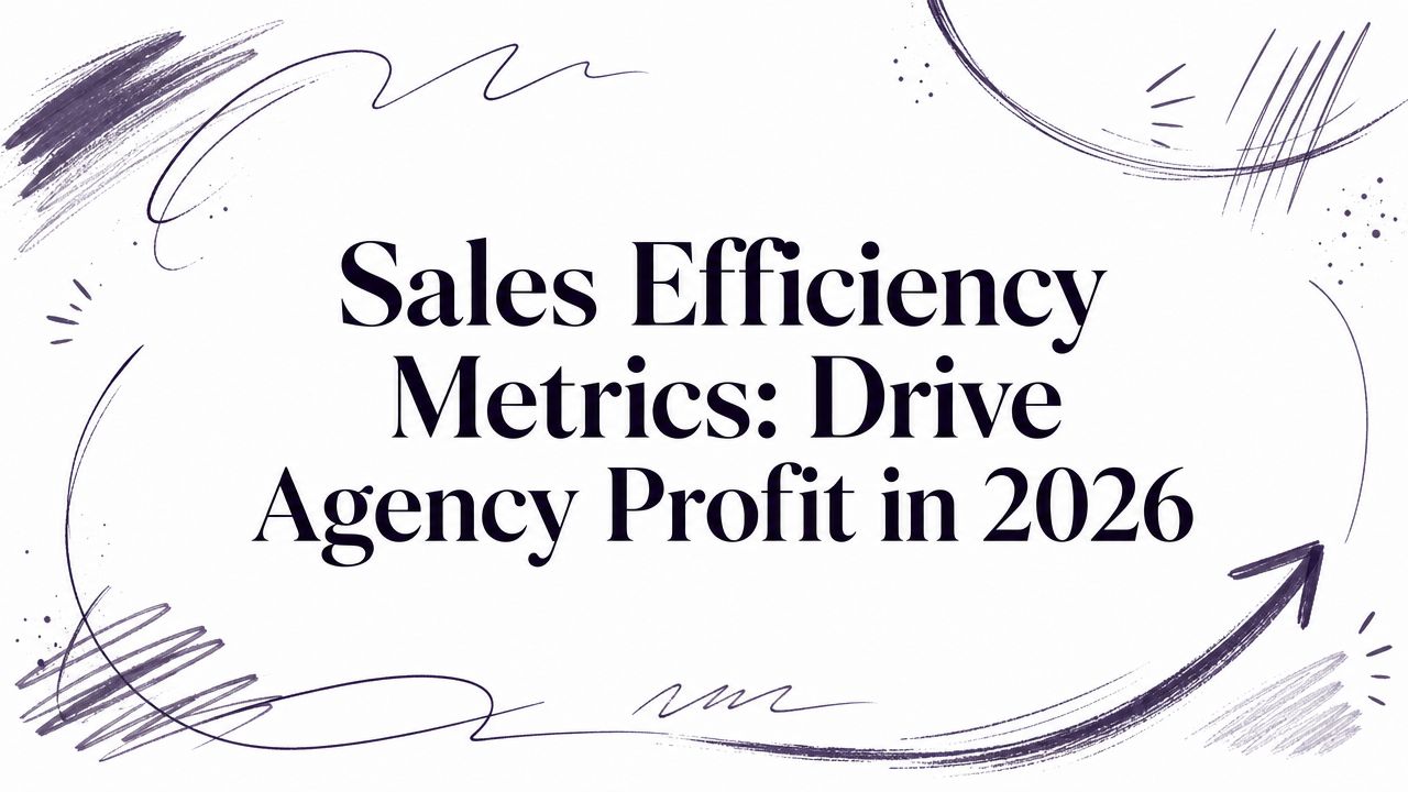 Sales Efficiency Metrics: Drive Agency Profit in 2026