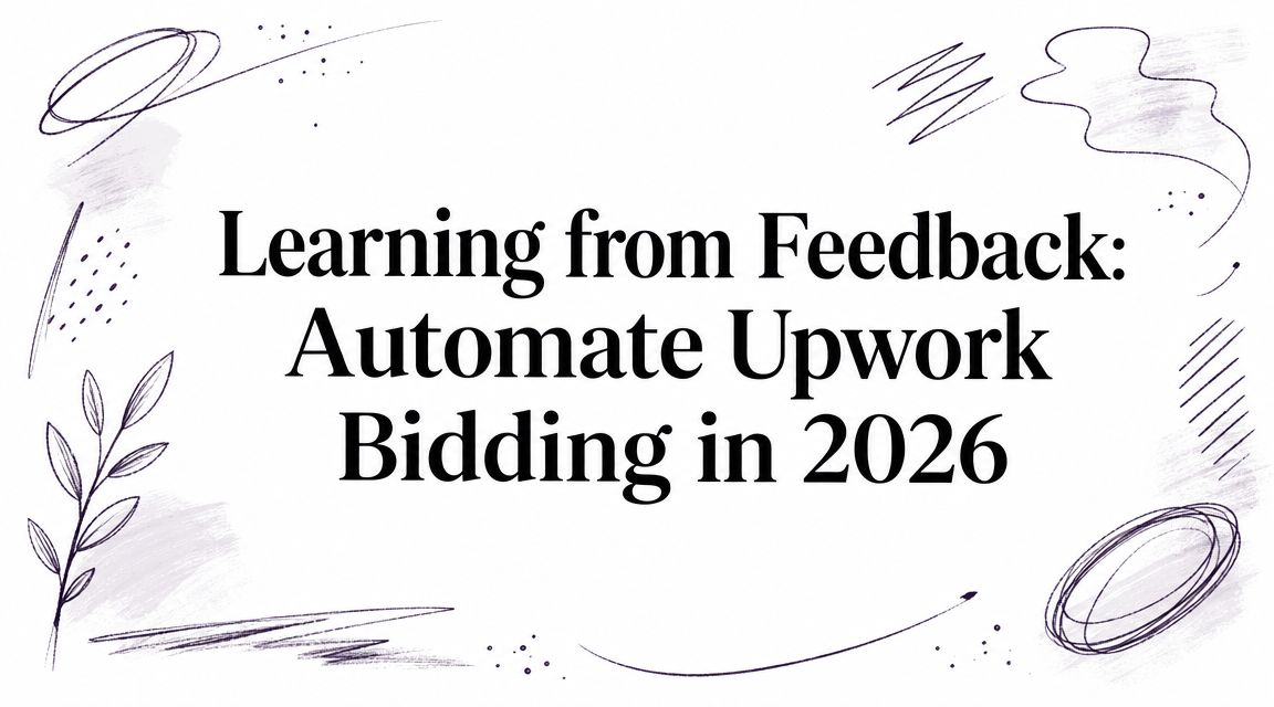 Learning from Feedback: Automate Upwork Bidding in 2026