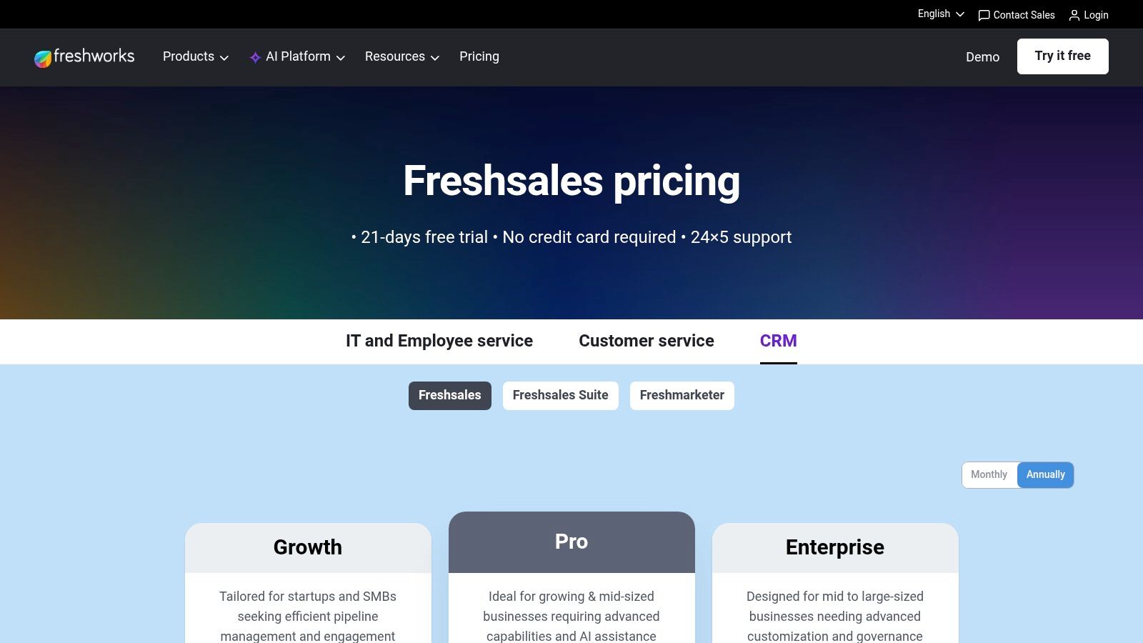 Freshsales (Freshworks CRM)