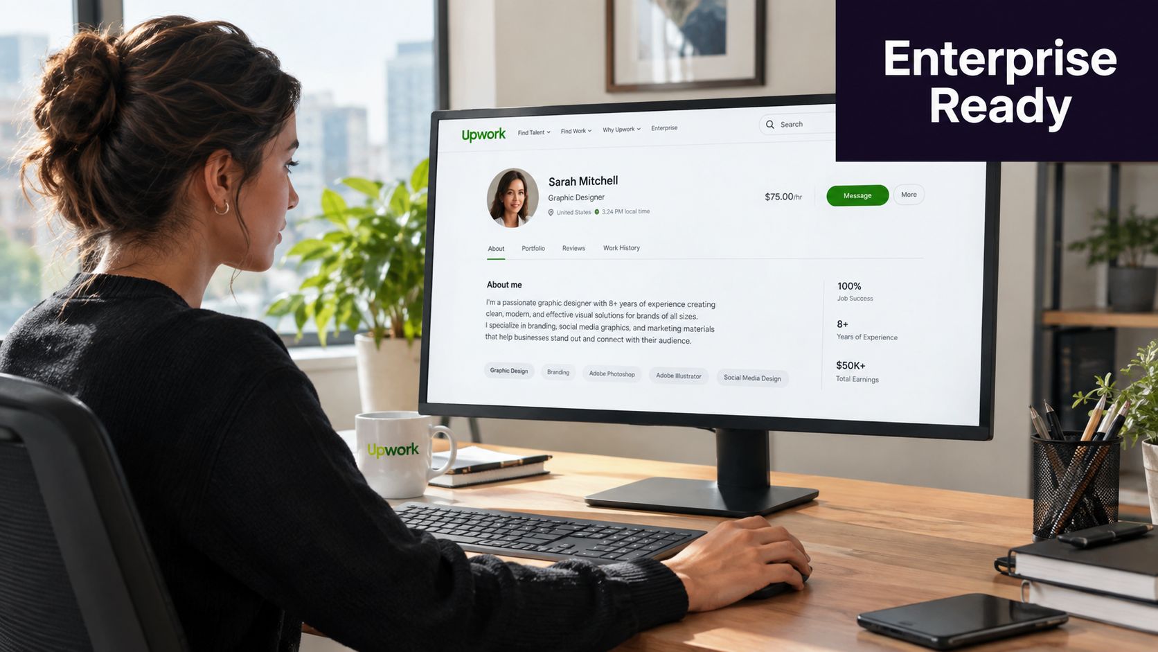 Screenshot from https://upwork.com
