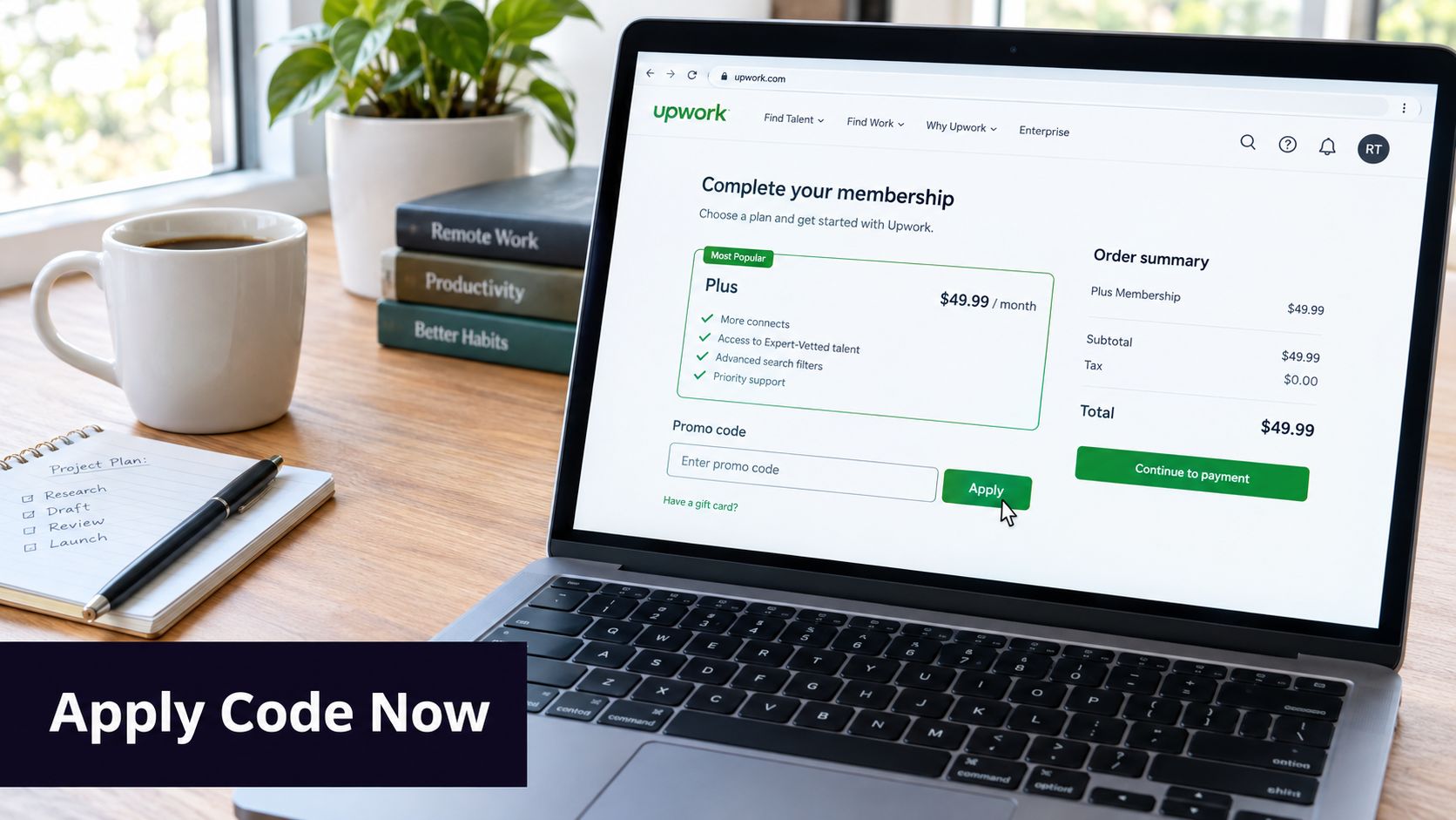 Screenshot from https://www.upwork.com/account/membership