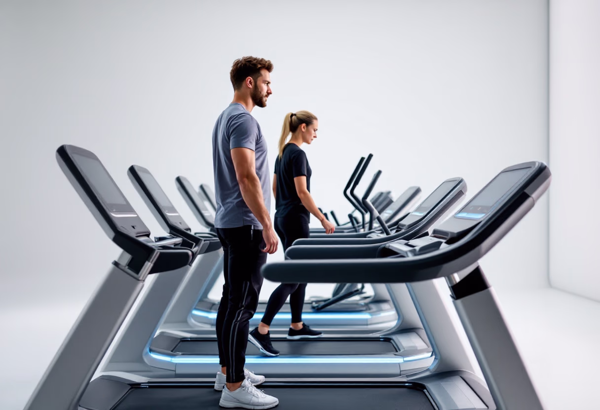 image of a dynamic personal training session with modern equipment
