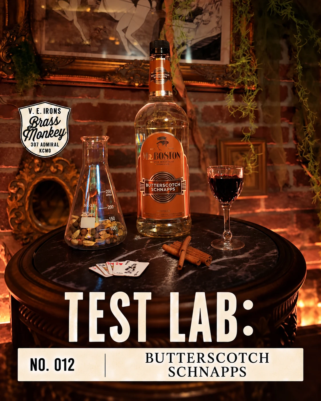 Test Lab 012: Butterscotch Schnapps