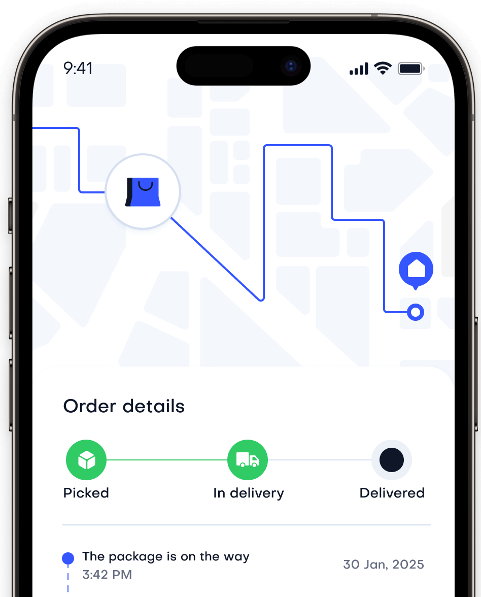 Track The Status Of Your Package Image - Maptech X Webflow Template