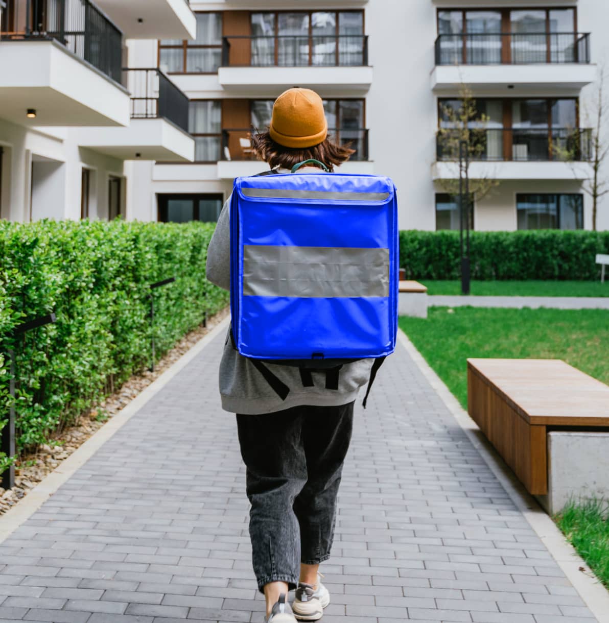 Delivery Guy Our Story Image - Maptech X Webflow Template