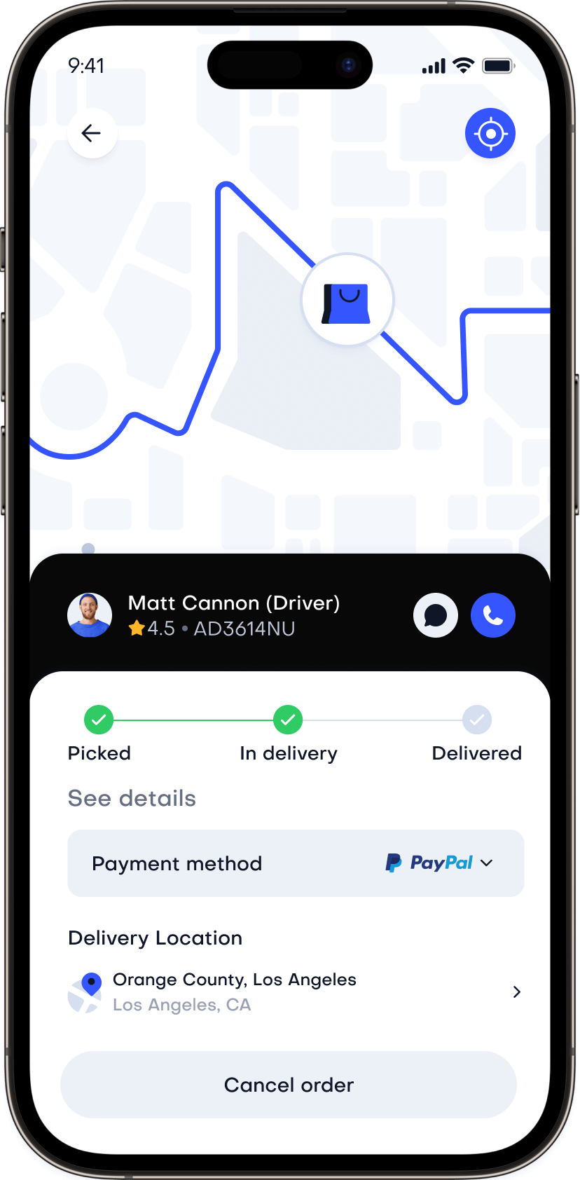 MapTech App Dashboard Cellphone Image - Maptech X Webflow Template