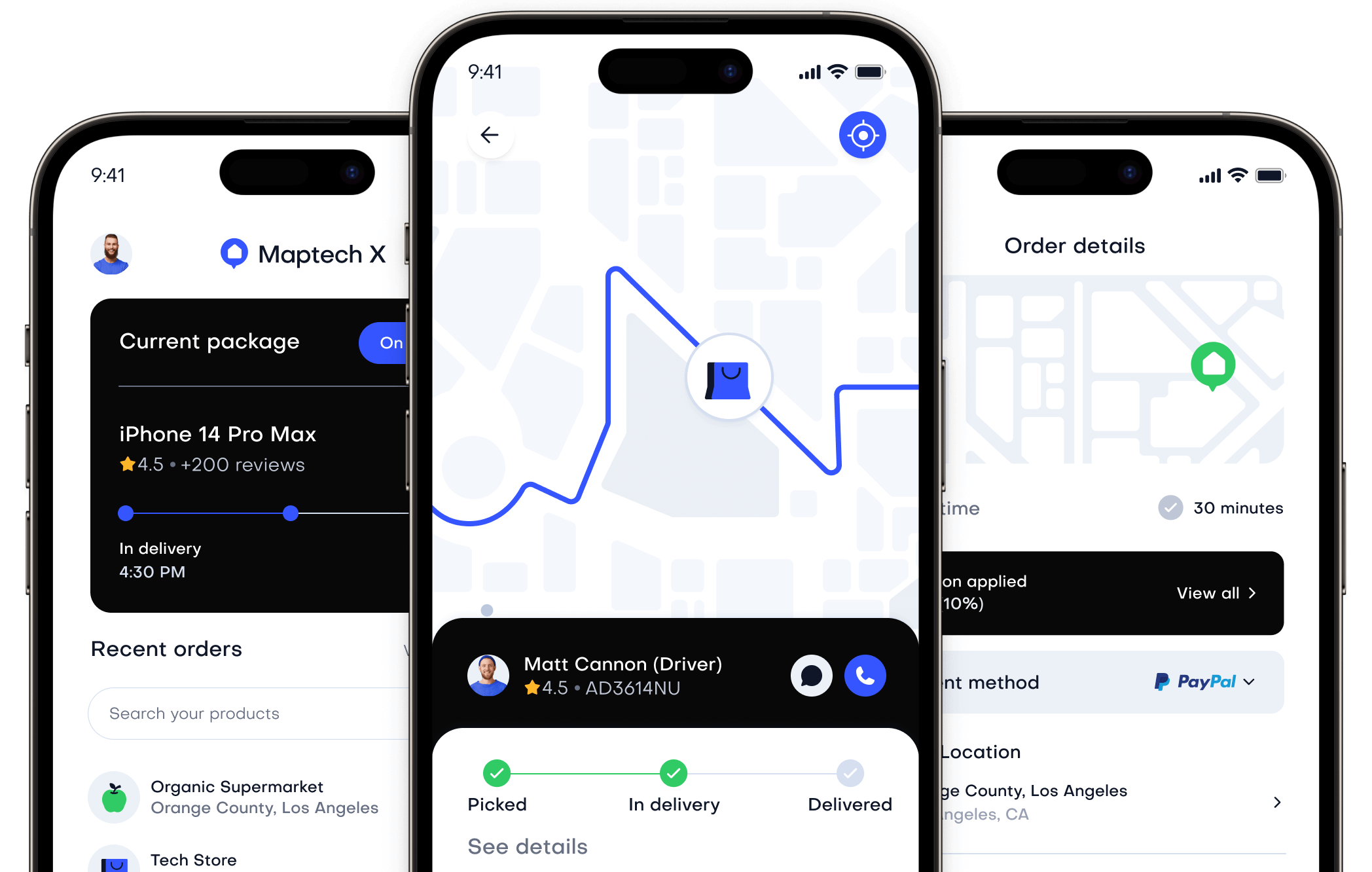 Maptech Dashboards App Image - Maptech X Webflow Template