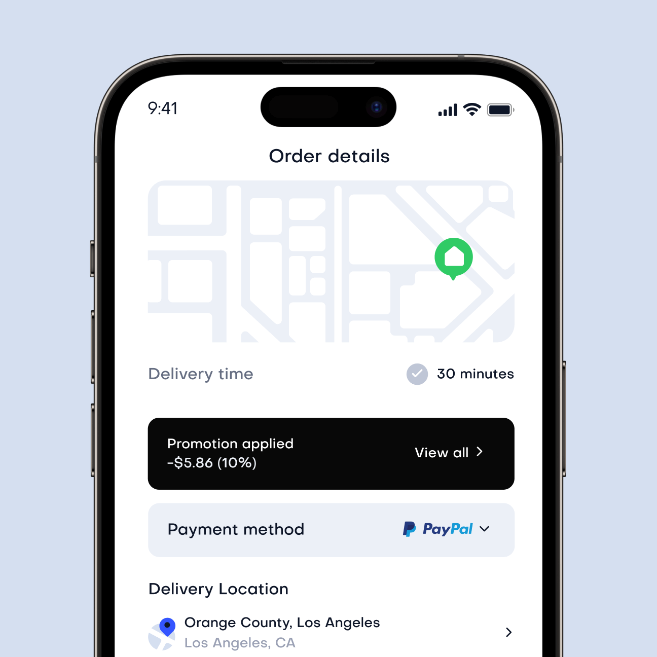 Order Details Dashboard Image - Maptech X Webflow Template