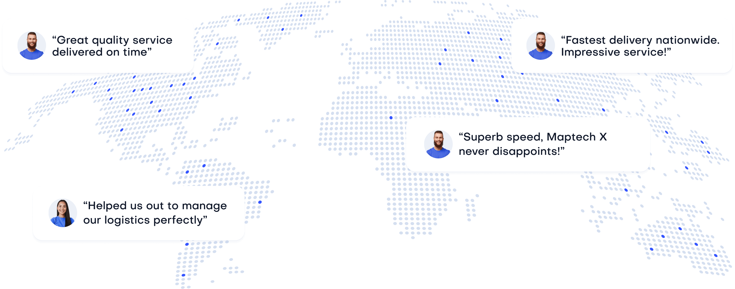 What Our Clients Say About Us Image - Maptech X Webflow Template