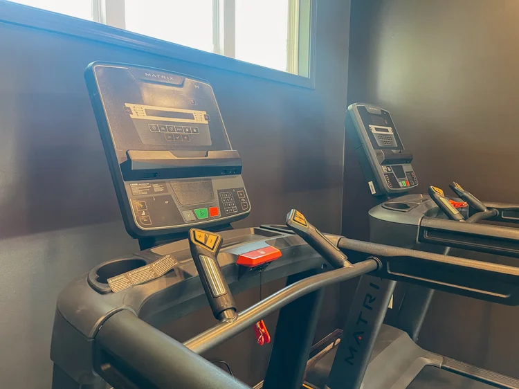gym with treadmill