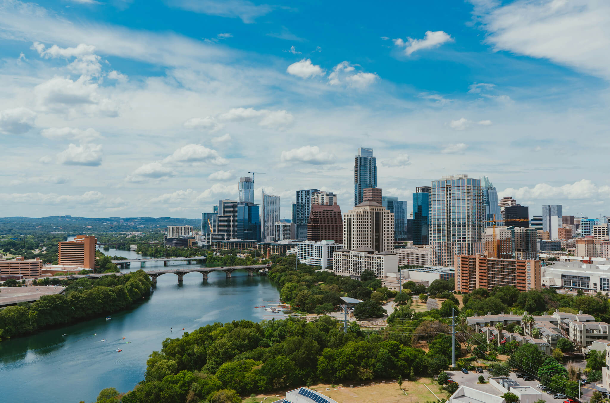 Photograph of Austin, Texas downtown landscape