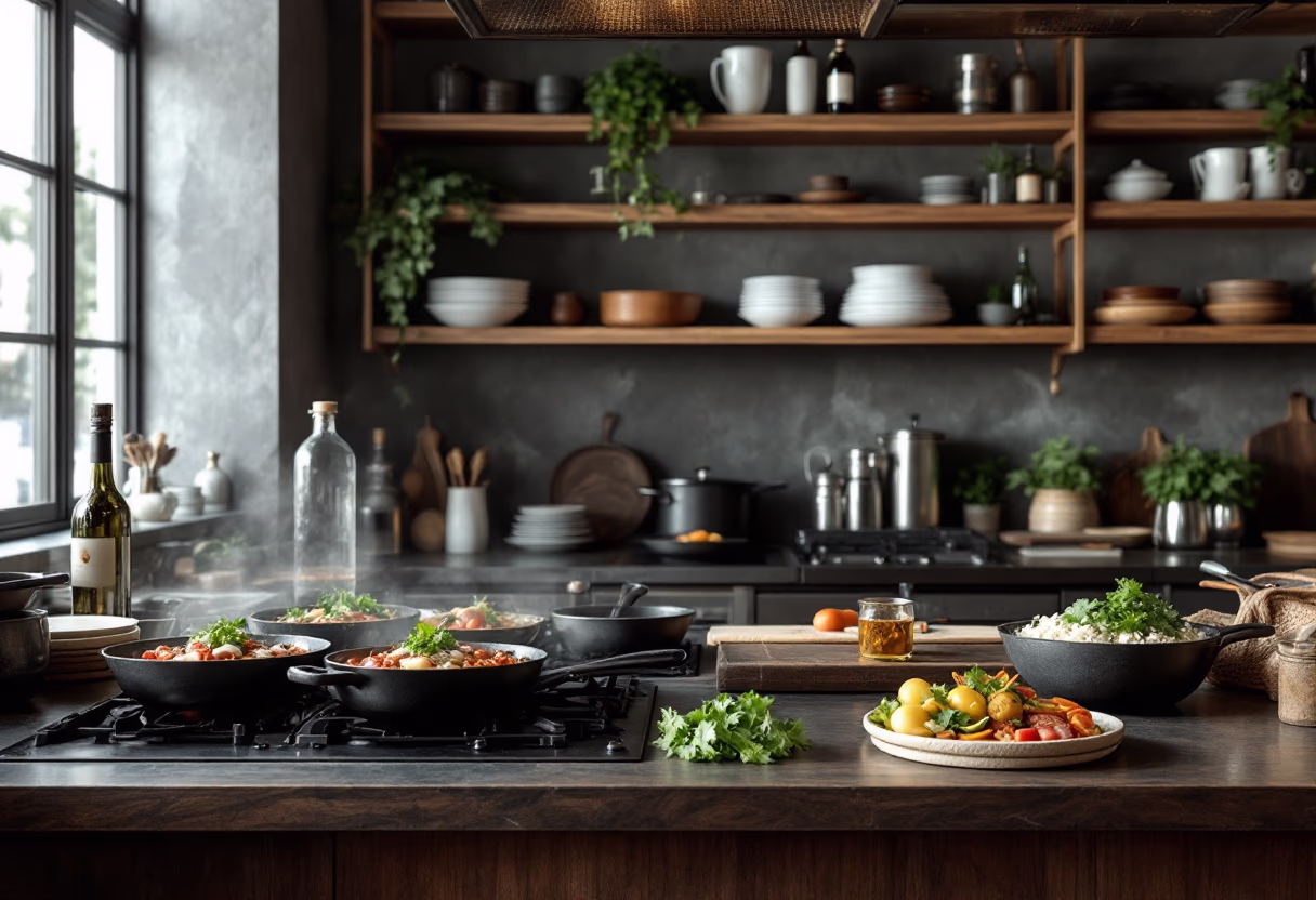 image of restaurant kitchen (for a mexican restaurant)