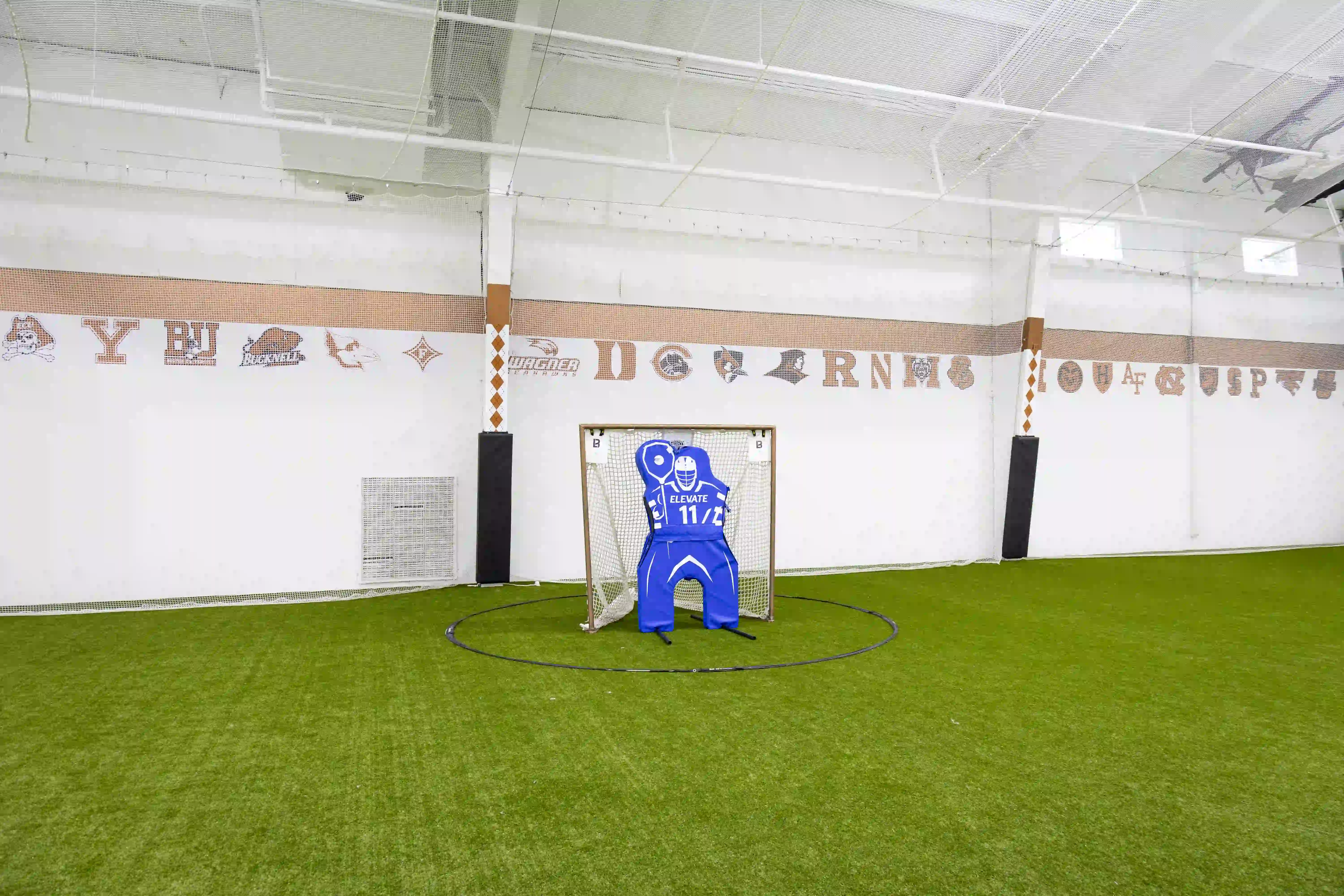 Variety of nets, cones, ladders, and hurdles