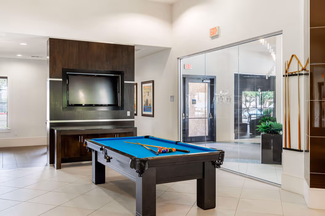 clubhouse gaming area