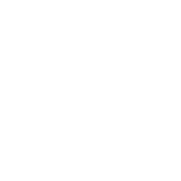 White information icon inside a speech bubble on a black background.