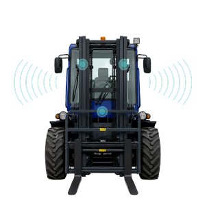 Blue Face operator identification system on Blue Site RWS forklift
