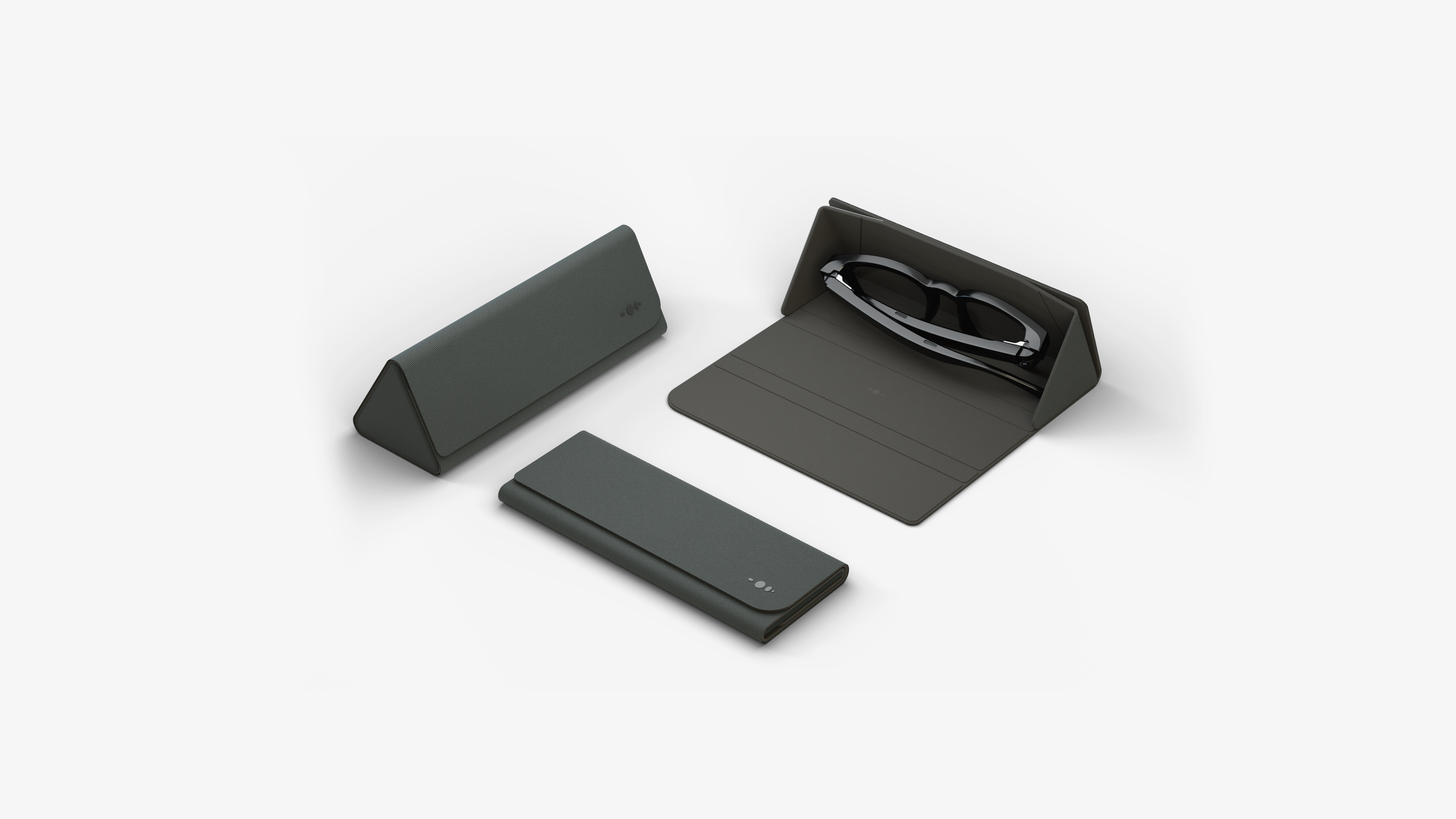 Nuance Audio Glasses case with cleaning cloth included
