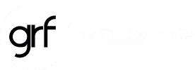 grf CPAs & Advisors company logo in black and white.