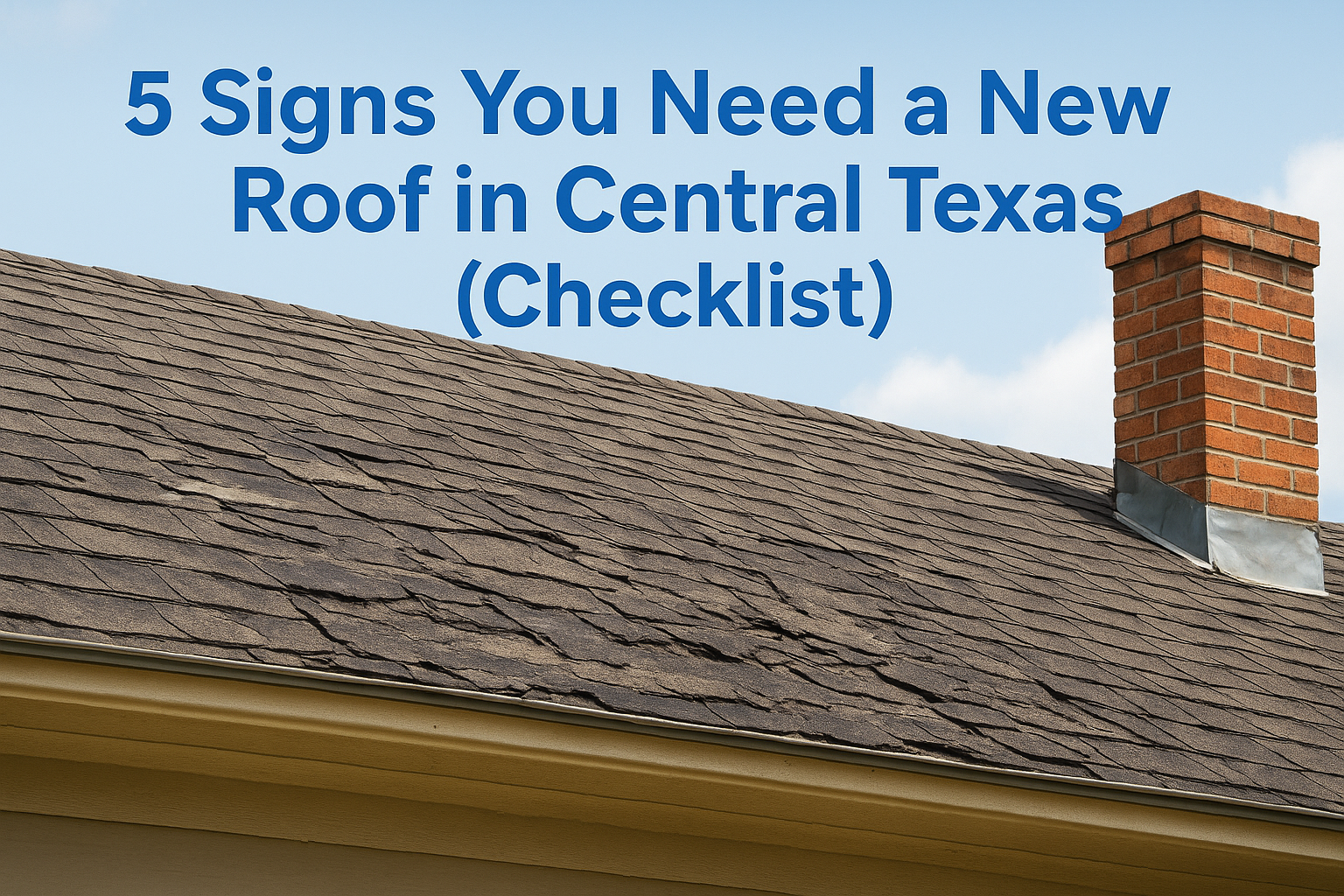 5 Signs You Need a New Roof in Central Texas (Checklist)