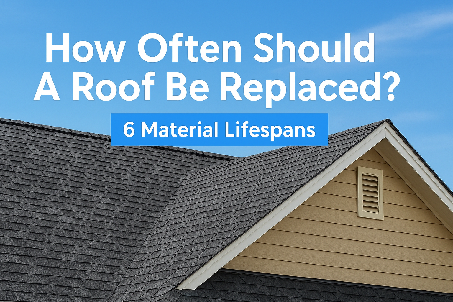How Often Should A Roof Be Replaced? 6 Material Lifespans