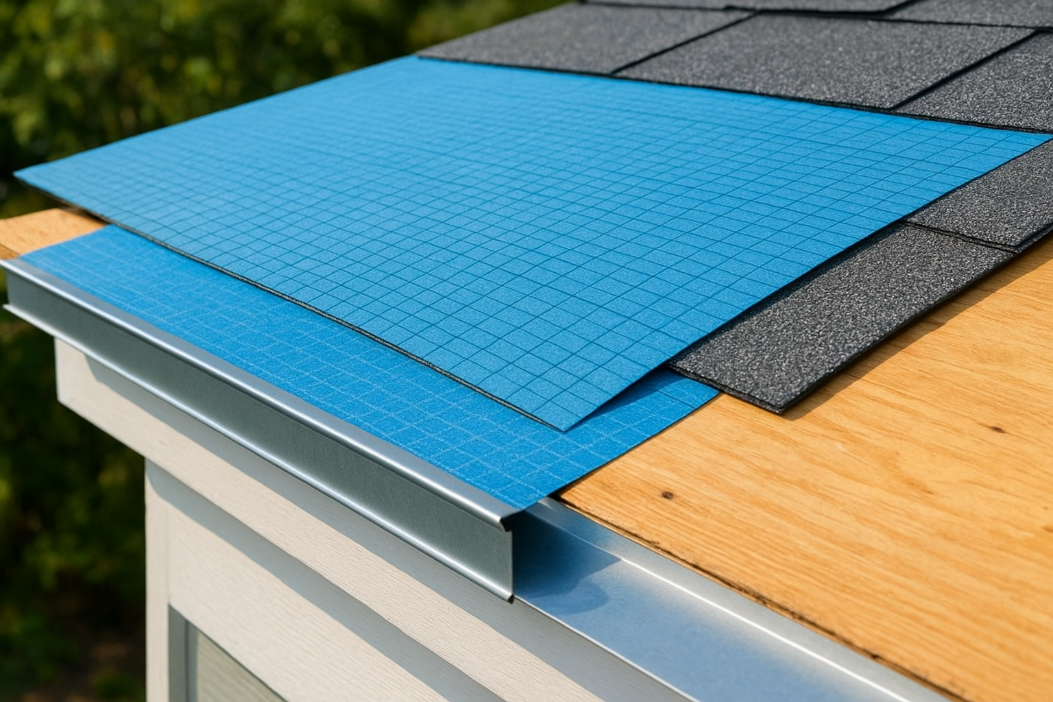 3. Build a watertight roof edge and underlayment system