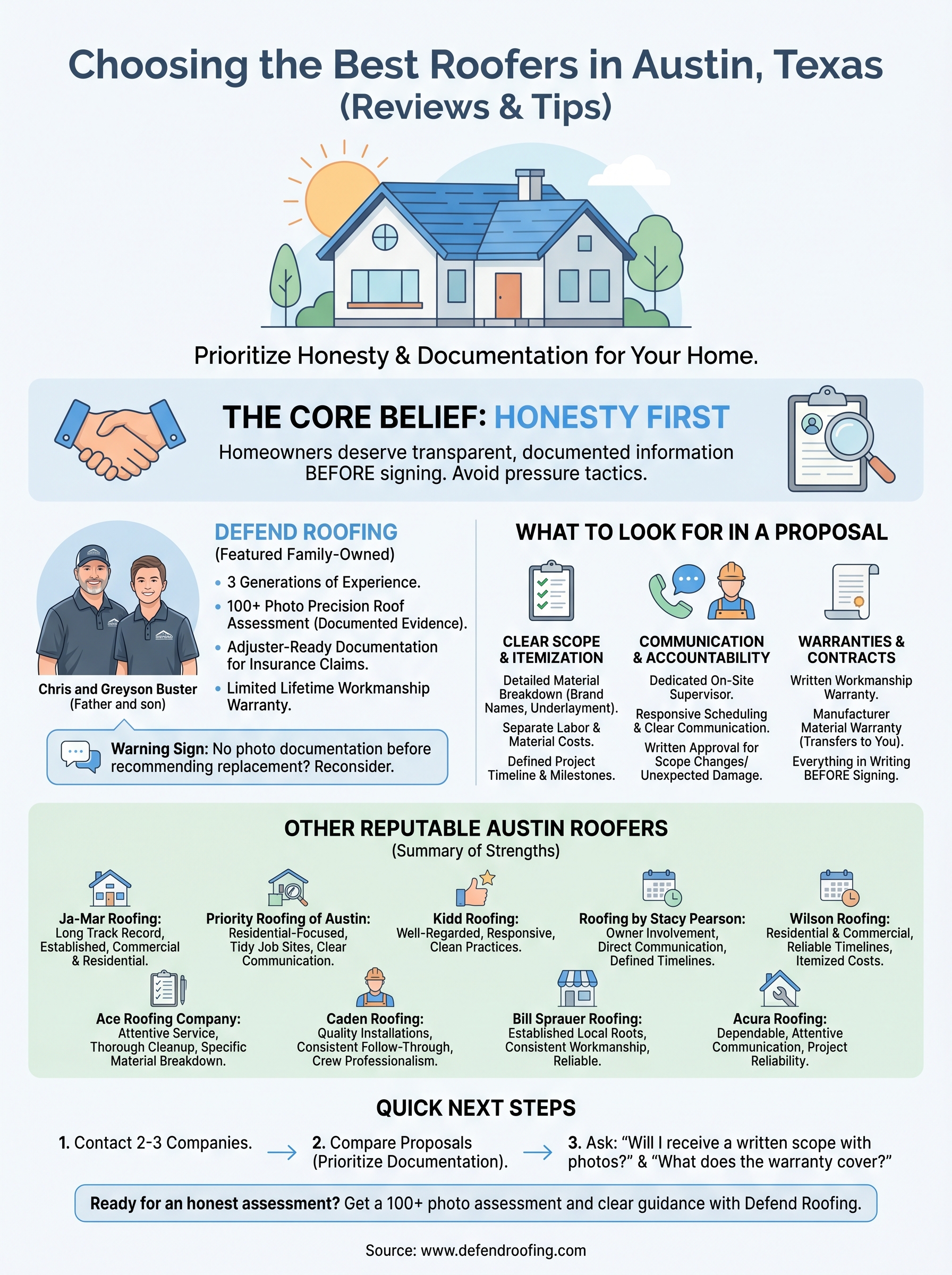 best roofers in austin texas infographic