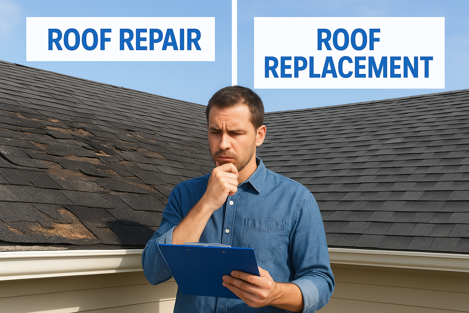 Roof Repair vs Replacement: How To Decide For Your Home