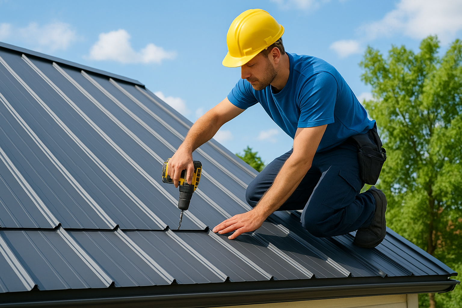 9. Metal roofing installers