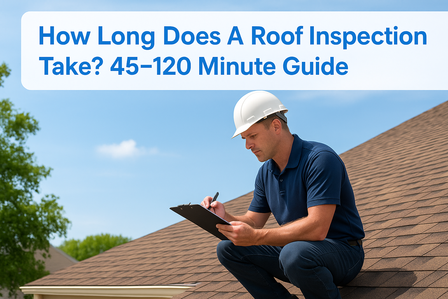 How Long Does A Roof Inspection Take? 45–120 Minute Guide