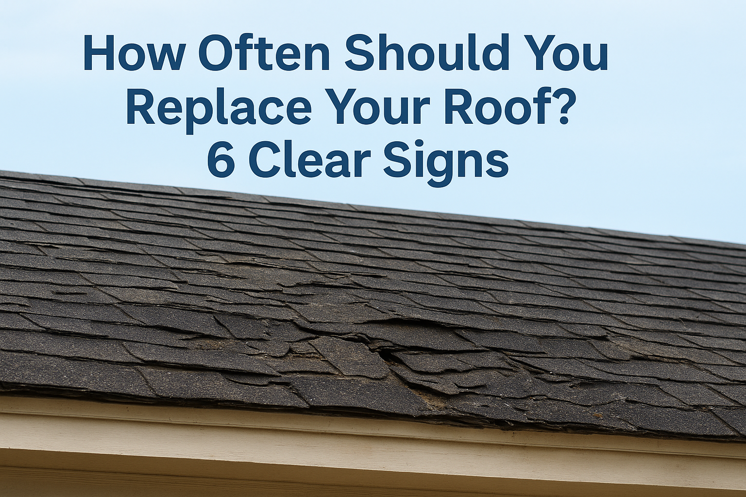 How Often Should You Replace Your Roof? 6 Clear Signs