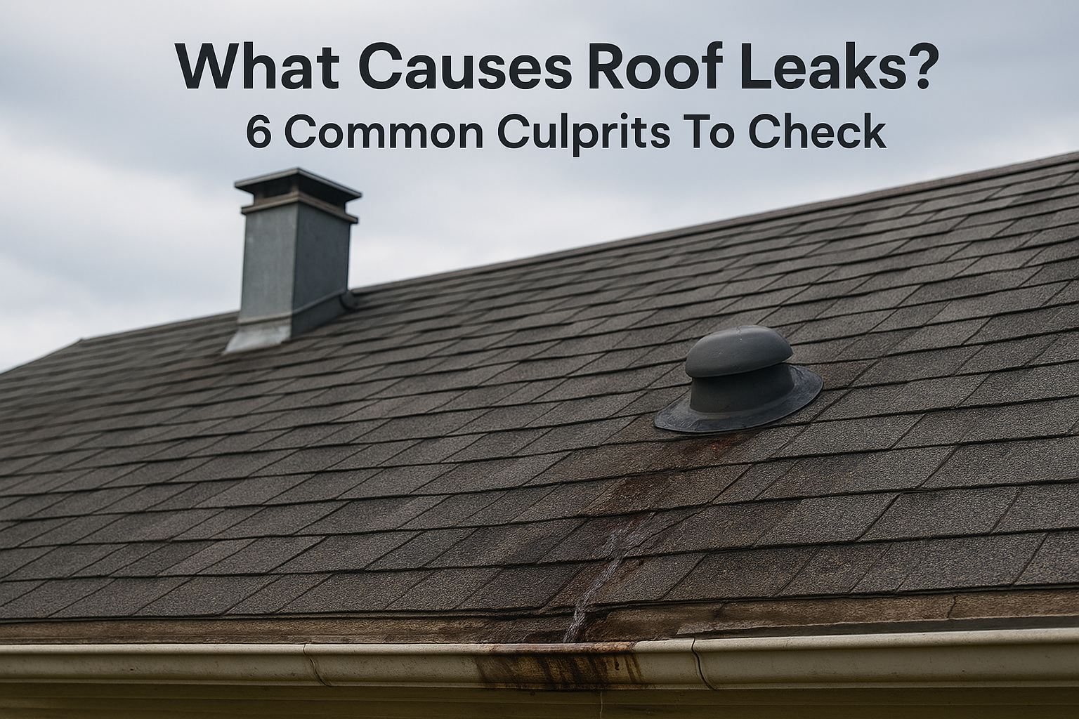 What Causes Roof Leaks? 6 Common Culprits To Check