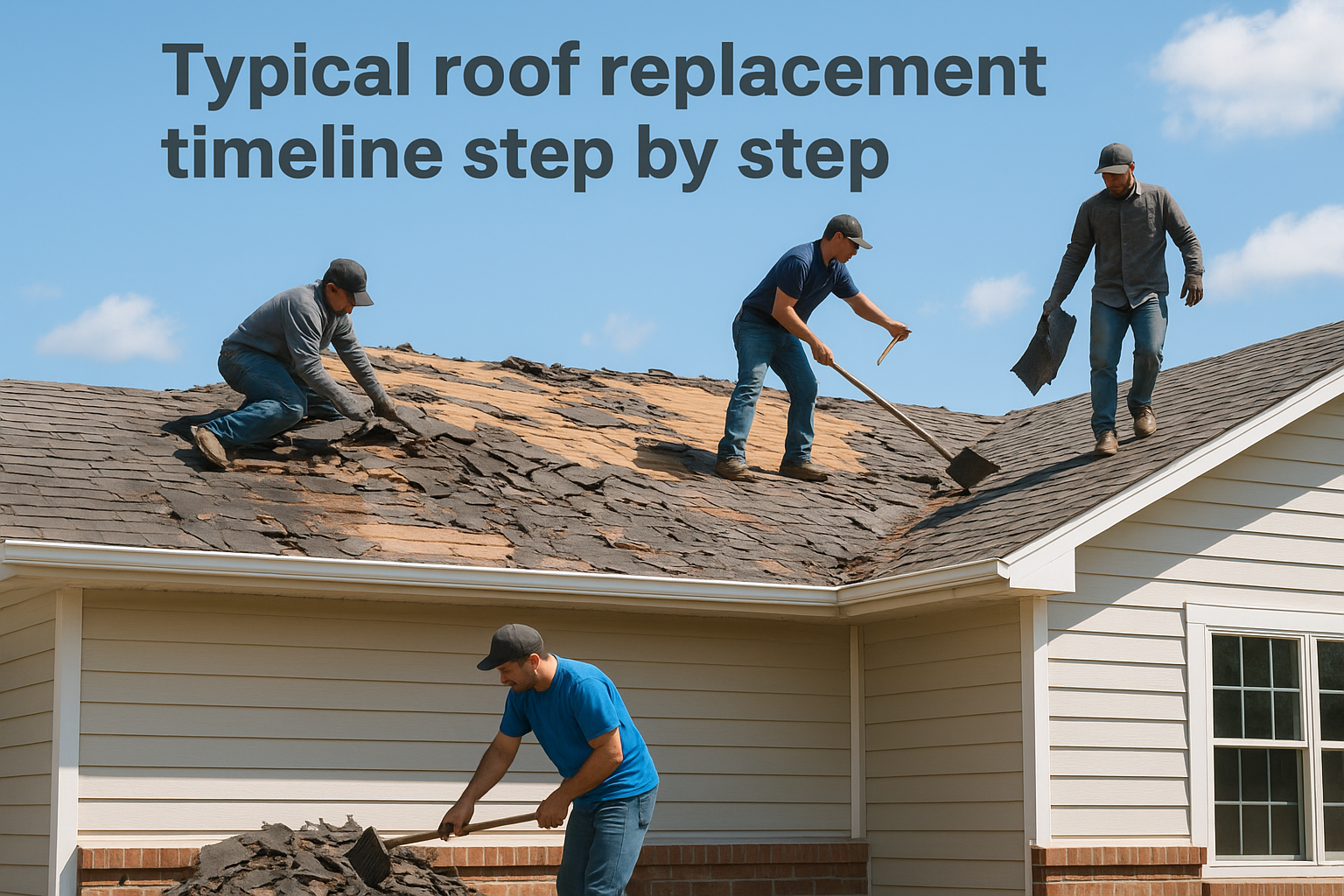 Typical roof replacement timeline step by step