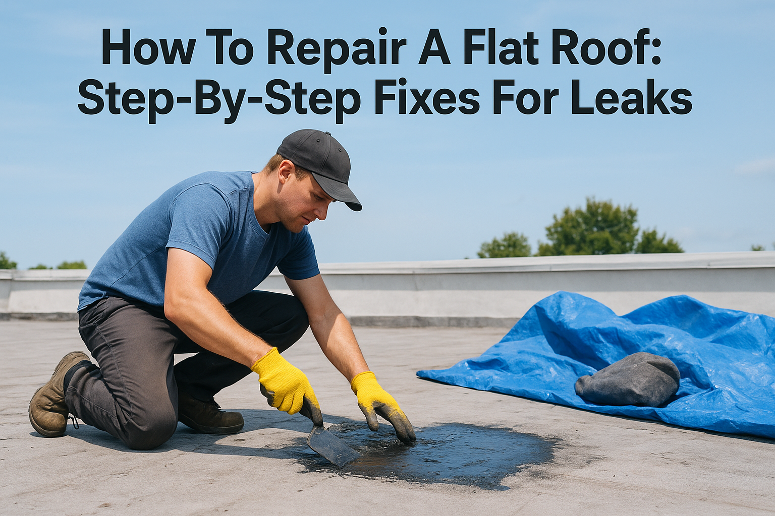 How To Repair A Flat Roof: Step-By-Step Fixes For Leaks
