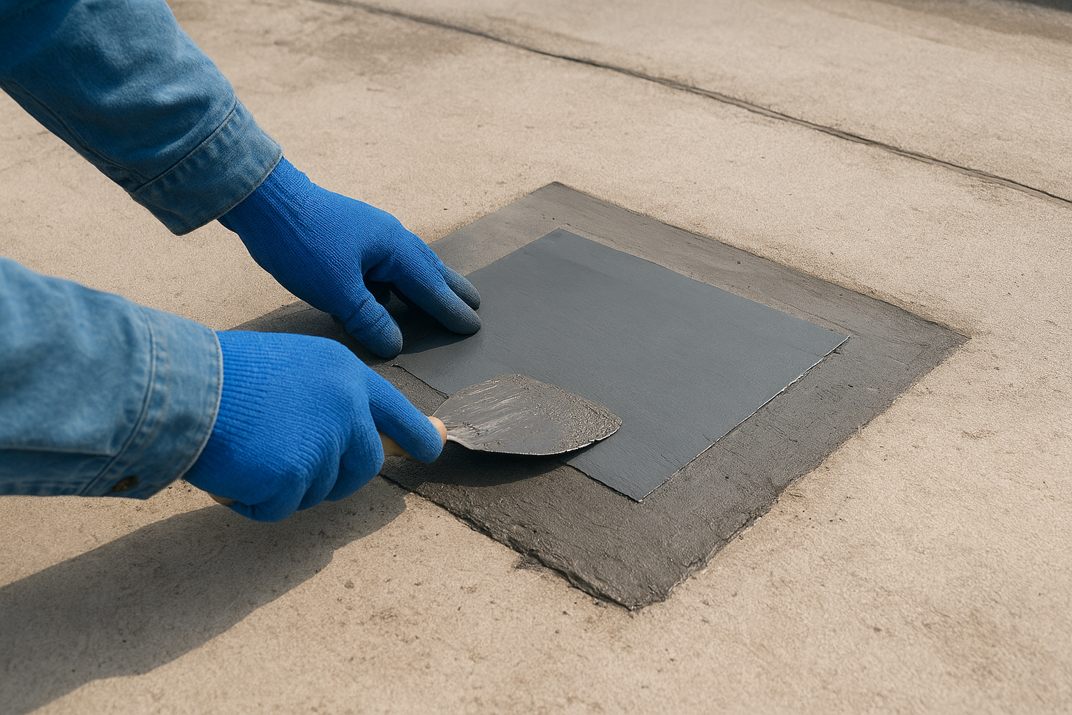 Match your patch method to the roof material