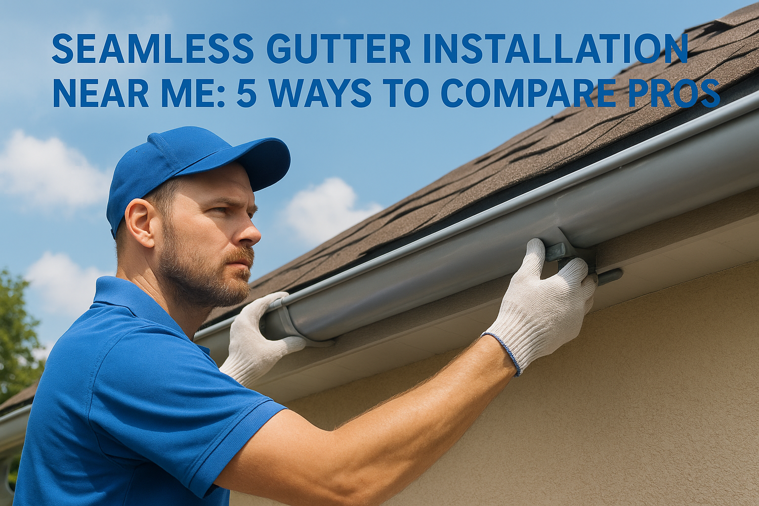 Seamless Gutter Installation Near Me: 5 Ways To Compare Pros