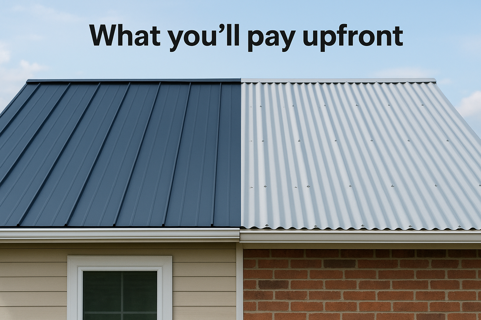 What you'll pay upfront